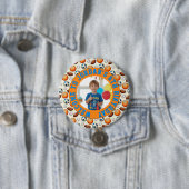 Custom Sports Theme Birthday Photo Button 缶バッジ (インサイチュ)