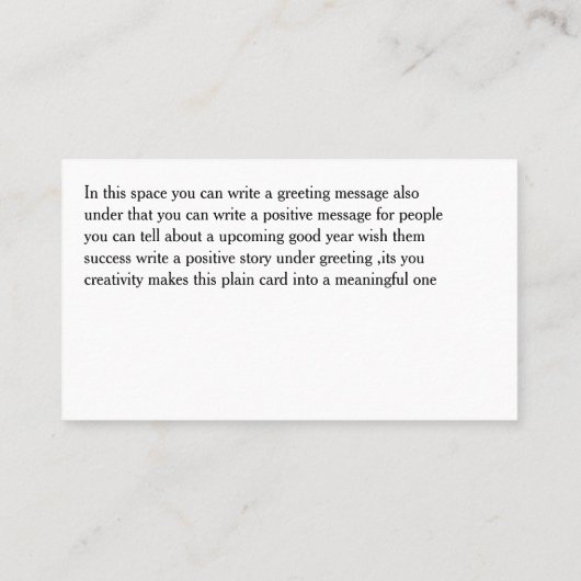 Custom Spread love card 名刺 (裏面)