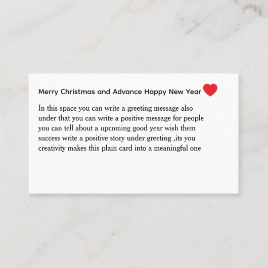 Custom Spread love card 名刺 (正面)