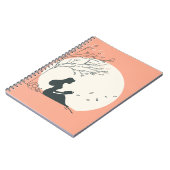 Custom Spring Aesthetic | Peaceful Girl Reading  ノートブック (左側)