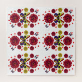 Custom Spring Butterfly Floral Gift  ジグソーパズル (横)