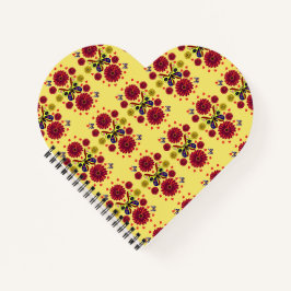 Custom Spring Butterfly Floral Gift  ノートブック