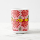 Custom Spring Flower Women's Day Pattern  コーヒーマグカップ (中央)