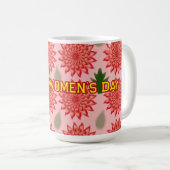 Custom Spring Flower Women's Day Pattern  コーヒーマグカップ (正面右)