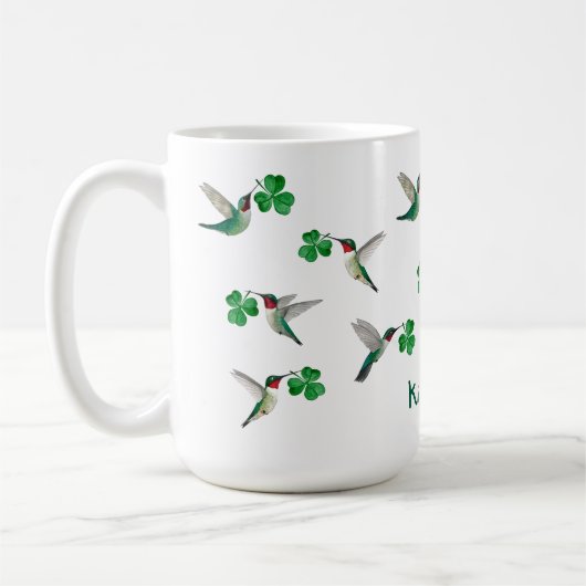 Custom St. Patrick's コーヒーマグカップ (左)