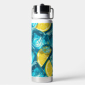 Custom Stainless Steel Water Bottle Ice Lemon  ウォーターボトル (背面)