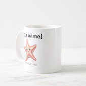 Custom Starfish Mug – You Are My Star コーヒーマグカップ (正面左)