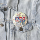 Custom Stars & Stripes 1776 America Anniversary  缶バッジ (インサイチュ)