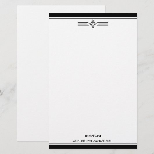 Custom Stationery Paper 便箋 (正面/裏面)