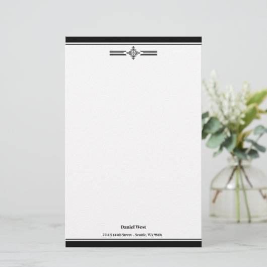 Custom Stationery Paper 便箋 (スタンド正面)