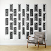 Custom Step and Repeat Fabric Backdrop タペストリー (インサイチュ(横))