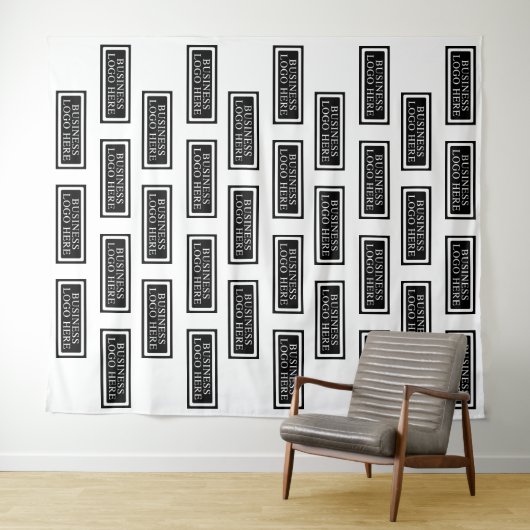 Custom Step and Repeat Fabric Backdrop タペストリー (インサイチュ(横))