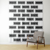 Custom Step and Repeat Fabric Backdrop タペストリー (インサイチュ)