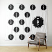 Custom Step and Repeat Logo Wall Photo Backdrop タペストリー (インサイチュ(横))