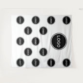 Custom Step and Repeat Logo Wall Photo Backdrop タペストリー (正面(横))