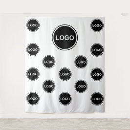 Custom Step and Repeat Logo Wall Photo Backdrop タペストリー