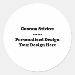 Custom Sticker – Personalized Design ラウンドシール
