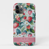 Custom Strawberries Wild Vibrant Case-Mate iPhoneケース (裏面)