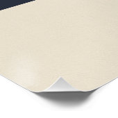 Custom Stylish Modern Real Estate Home Logo ポスター (コーナー)