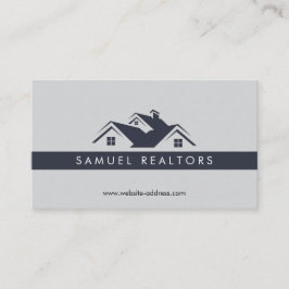 Custom Stylish Modern Real Estate Home Logo 名刺