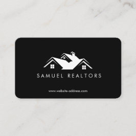 Custom Stylish Modern Real Estate Home Logo 名刺
