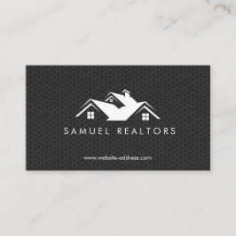 Custom Stylish Modern Real Estate Home Logo 名刺