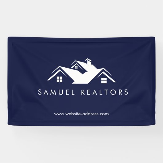 Custom Stylish Modern Real Estate Home Logo 横断幕 (横)