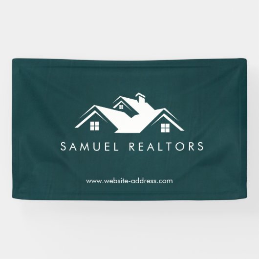 Custom Stylish Modern Real Estate Home Logo 横断幕 (横)