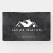 Custom Stylish Modern Real Estate Home Logo 横断幕 (横)