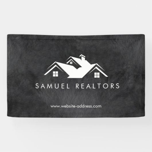 Custom Stylish Modern Real Estate Home Logo 横断幕 (横)
