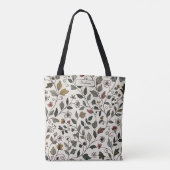 Custom Stylish Whimsical Botanical Vine Carryall  トートバッグ (裏面)