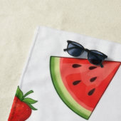 Custom Summer Fruit Beach Towel - Watermelon ビーチタオル (インサイチュ)