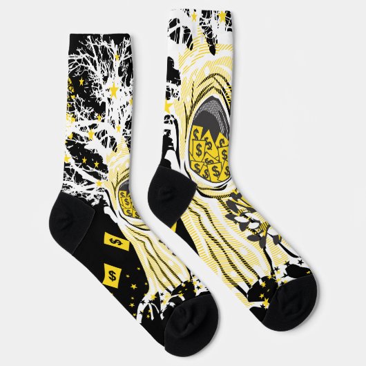 Custom Sustainable Premium Crew Sock – Urban Tree  ソックス (右)