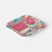 Custom Sweet 16 Caricature in denims ペーパープレート (傾斜あり)