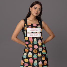Custom Sweet Treats – Culinary Science by [Name] エプロン