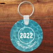 Custom swim team keychain キーホルダー (正面)