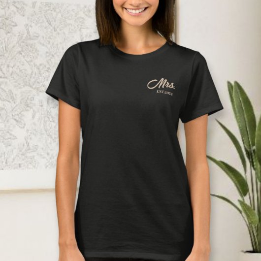 Custom t-shirt Mrs., Future Mrs. Tシャツ