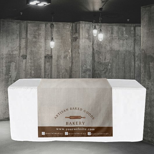 Custom Table Runner Logo Market Booth sign Display タペストリー