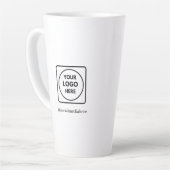 Custom Tall 17oz Logo Latte No Minimum mug カフェラテマグ (左アングル)