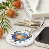 Custom Taurus & Capricorn Zodiac Keychain キーホルダー (正面右)
