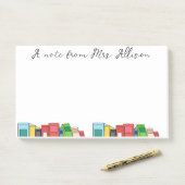 Custom Teacher Appreciation Gift Sticky Notes ポストイット (デスク)