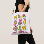 Custom Teacher Bag, Custom Back to School Bag トートバッグ (クローズアップ)