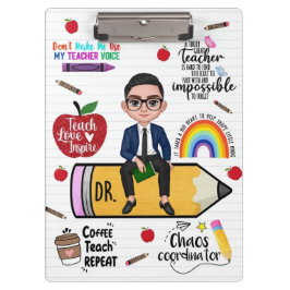 Custom Teacher Clipboard Back to School For Him クリップボード