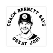 Custom Teacher Coach Stamp, Sports Classroom Stamp セルフインキングスタンプ (デザイン)