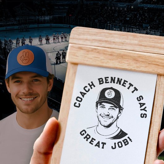 Custom Teacher Coach Stamp, Sports Classroom Stamp セルフインキングスタンプ