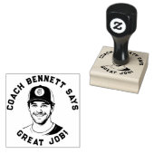Custom Teacher Coach Stamp, Sports Classroom Stamp ラバースタンプ (押印)