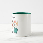 Custom Teacher Fuel Mug ツートーンマグカップ (中央)