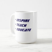 Custom Teacher Gift Mug  コーヒーマグカップ (正面左)