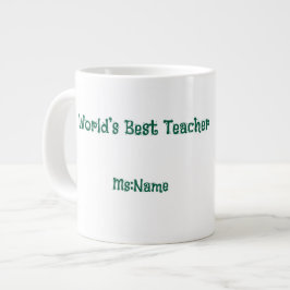 Custom Teacher Gift Mug  ジャンボコーヒーマグカップ