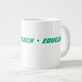 Custom Teacher Gift Mug  ジャンボコーヒーマグカップ (正面右)